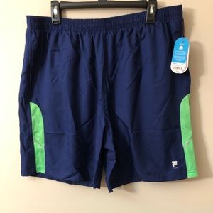 NWT Men’s Fila Dry Wicking Running Shorts.